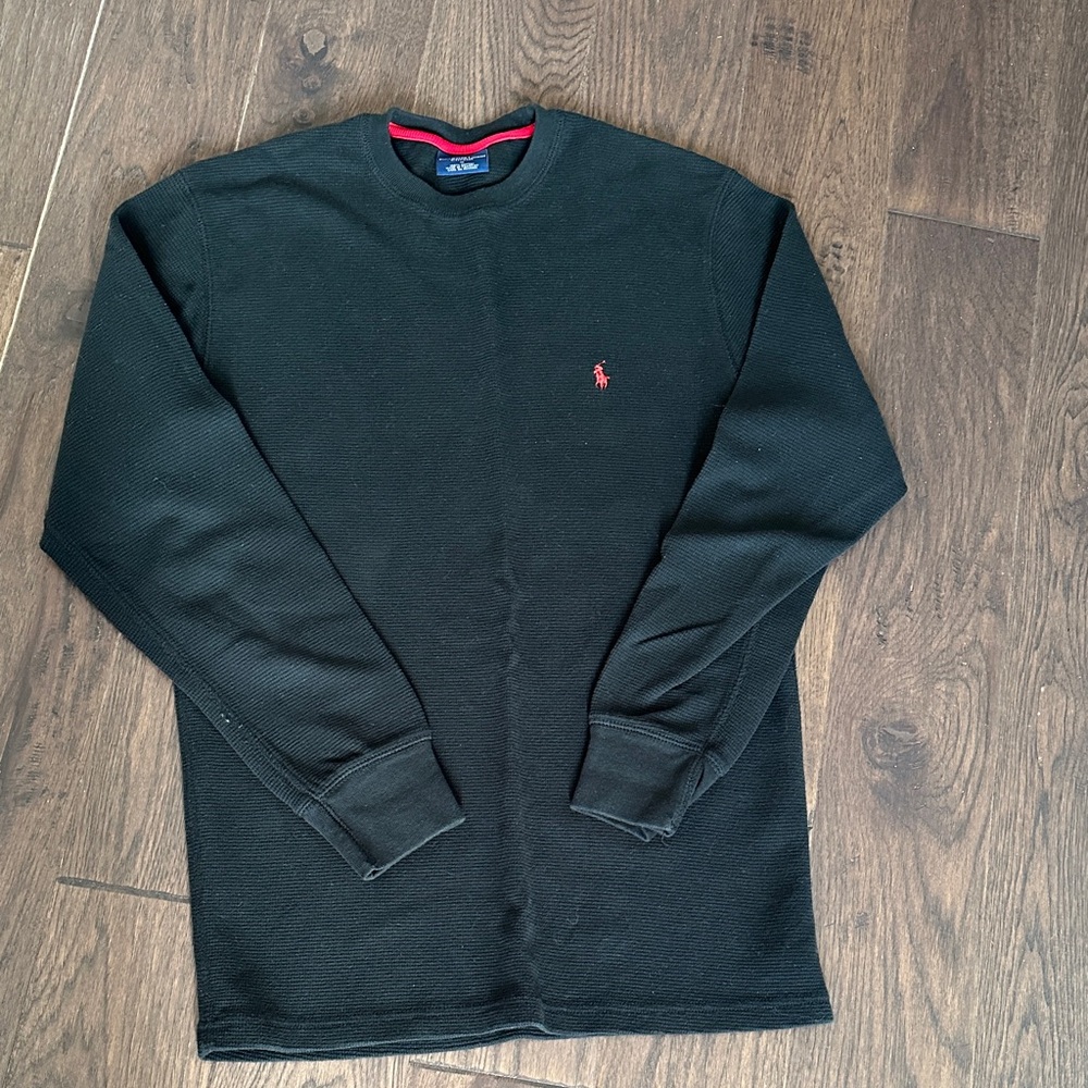 Polo by Ralph Lauren Black Crewneck Sleepwear